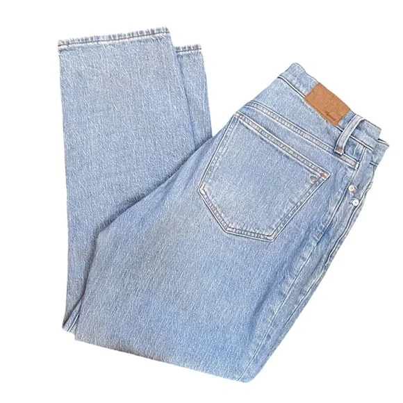 Madewell The Perfect Vintage Straight High Rise Light Medium Blue Wash Size 29 - Picture 8 of 16